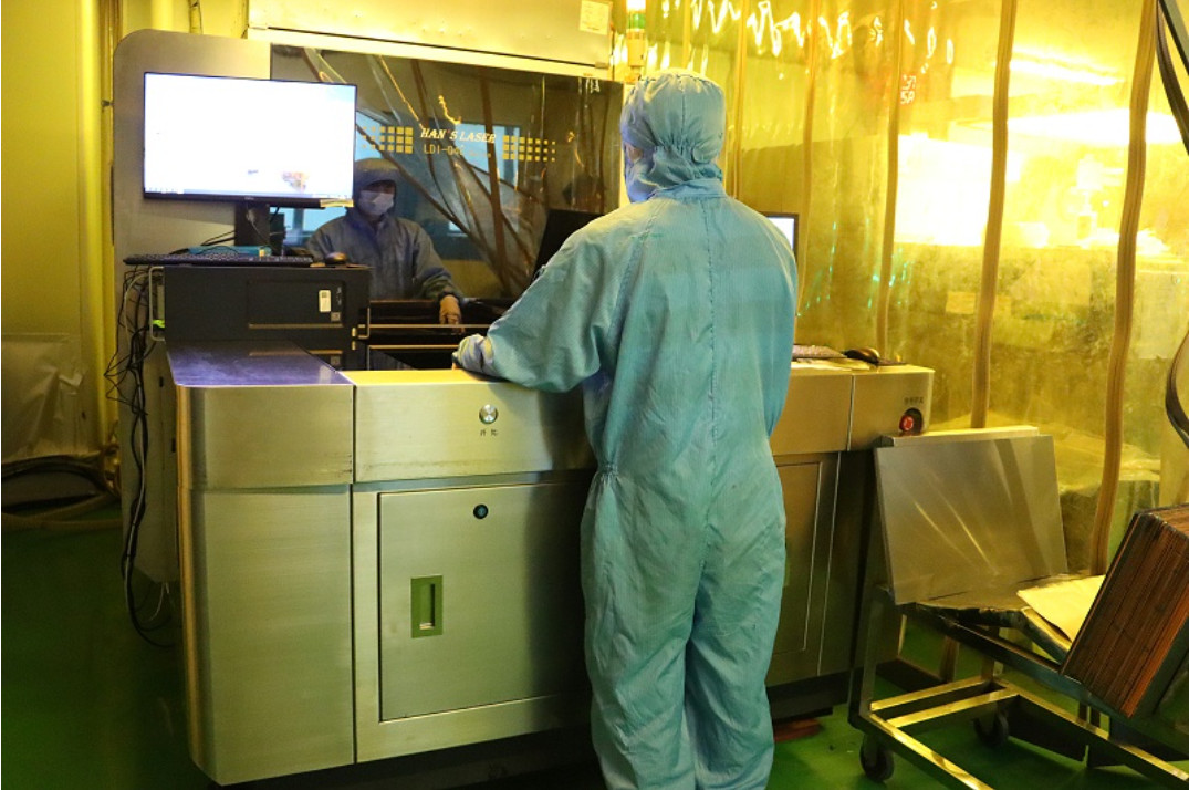 Machine d'exposition d'imagerie laser LDI