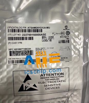 Puce MCU IC de microcontrôleur d'ATSAML10D16A-MU ATSAML10D16